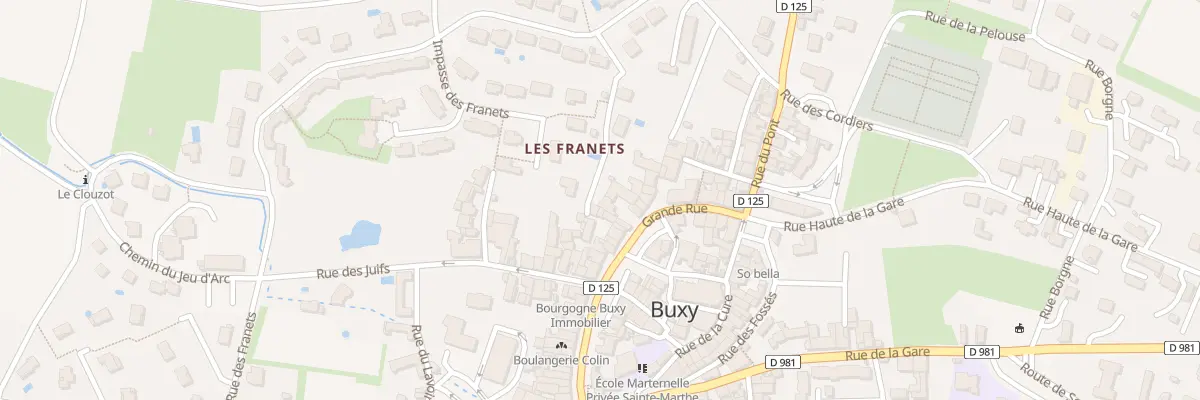 Plan du 63 Gr Grande Rue à Buxy