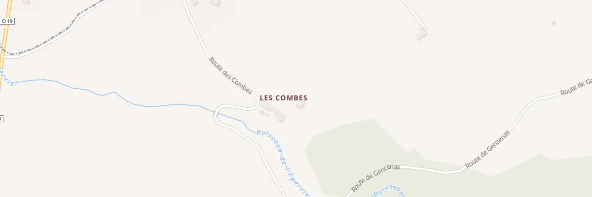 Plan du 5138 Les Combes à Bessey