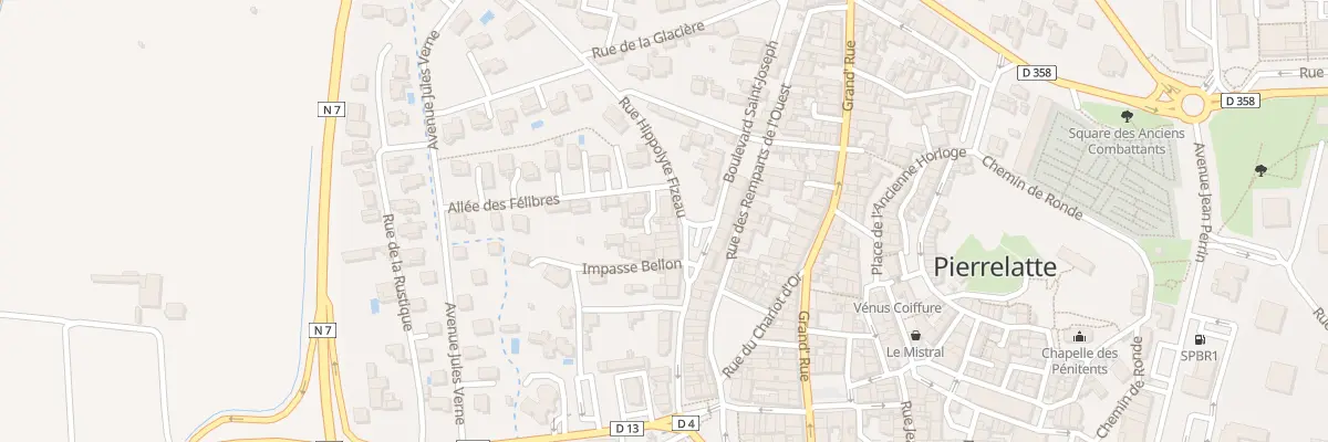 Plan du 2 Bd Madier Montjau à Pierrelatte