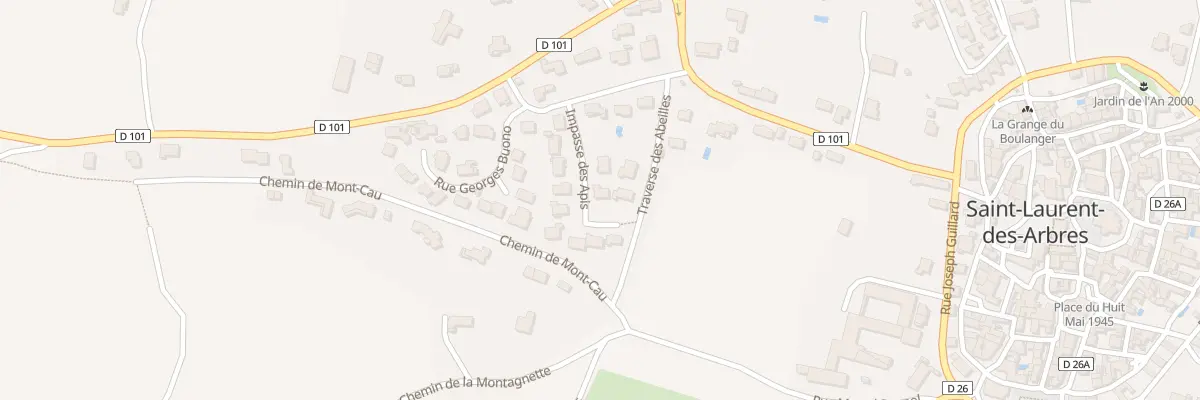 Plan du 6021 Imp des Apis à Saint-Laurent-des-Arbres