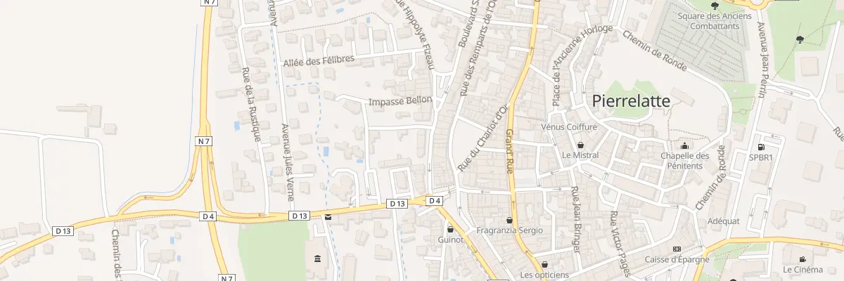Plan du 22 Bd Madier Montjau à Pierrelatte