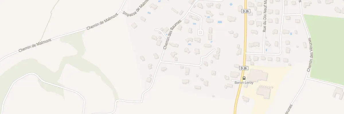 Plan du 361 Che des Baumes à Saint-Laurent-des-Arbres