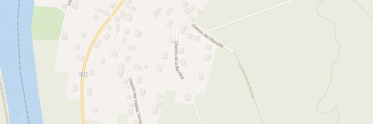 Plan du 3 Che de la Bairiere à Laifour