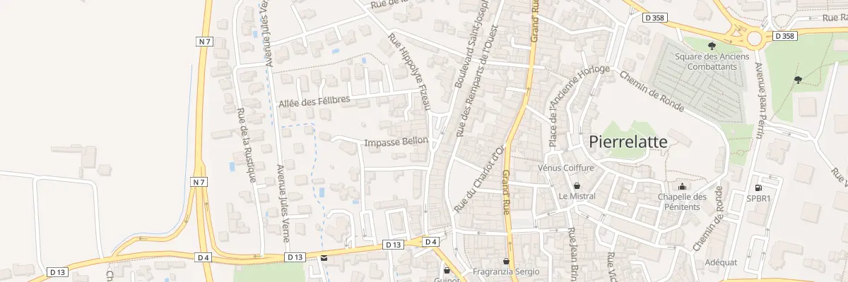 Plan du 10 Bd Madier Montjau à Pierrelatte