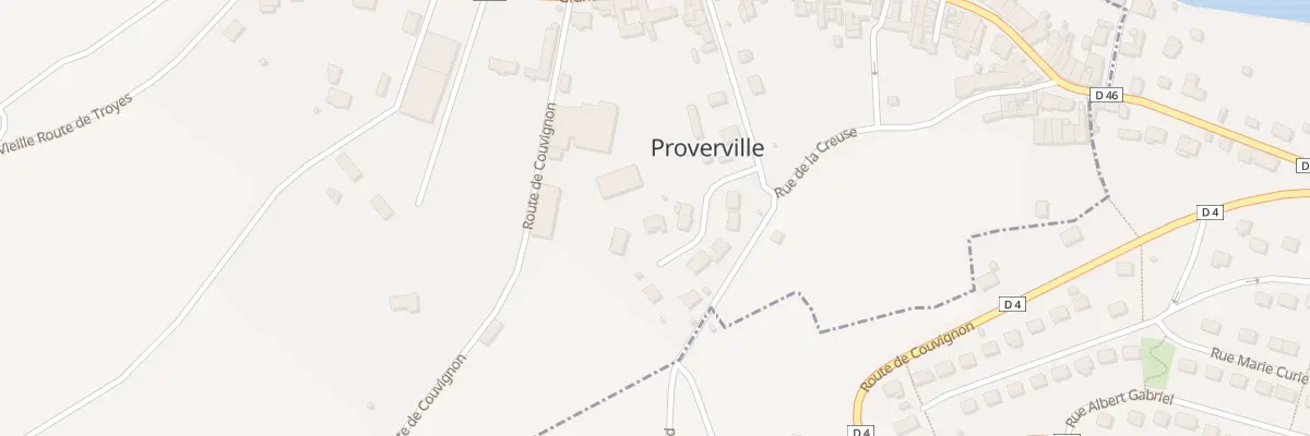 Plan du 2 Lot les Pres Magny à Proverville