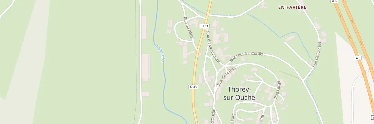 Plan du 5058 Le Village à Thorey-sur-Ouche