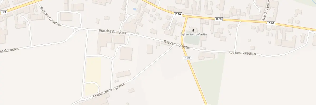 Plan du 5099 Rue des Guisettes à Auve
