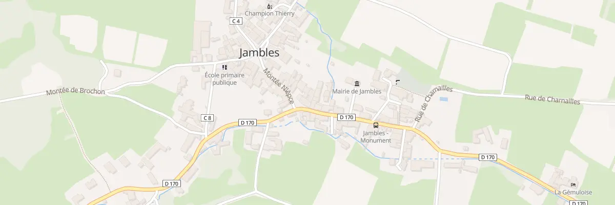 Plan du 66 Rue de la Côte Chalonnaise à Jambles