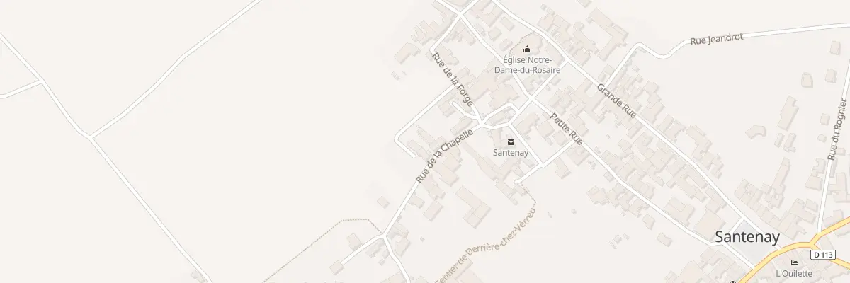 Plan du 8 Rue de la Chapelle à Santenay