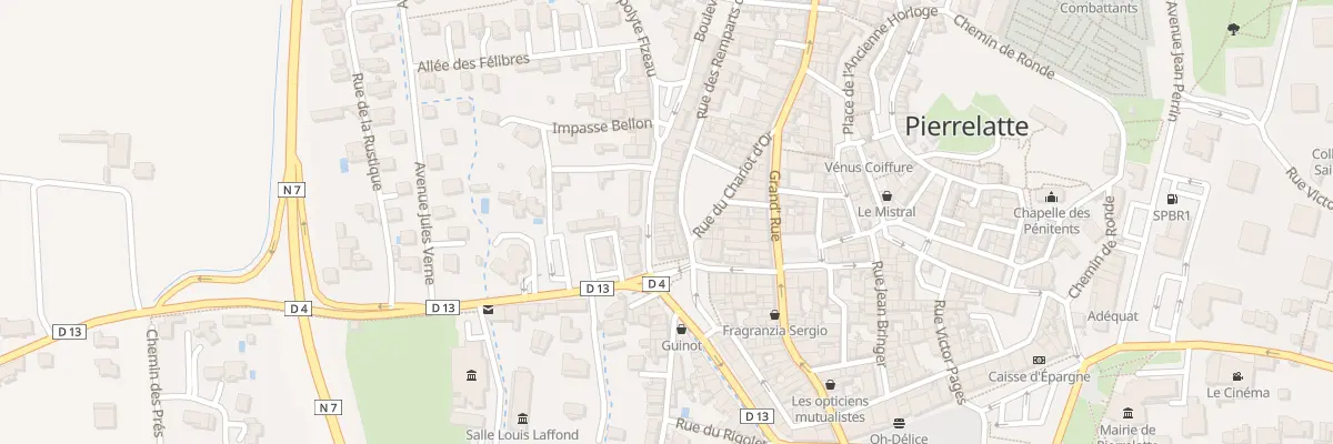 Plan du 15 Bd Madier Montjau à Pierrelatte