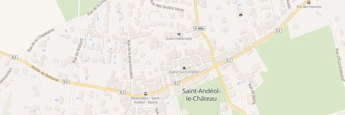 Plan du 69 Rue Alphonse Mathevet à Beauvallon