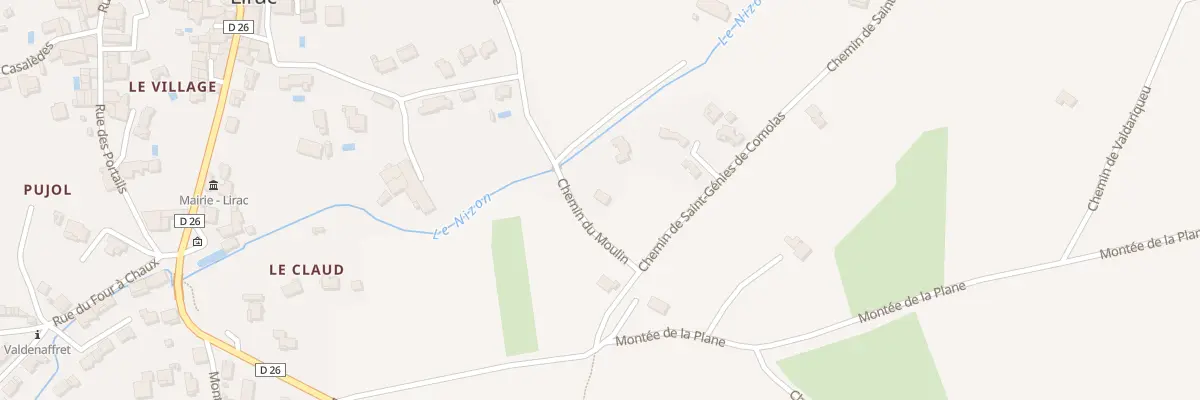 Plan du 5006 Che du Moulin à Lirac