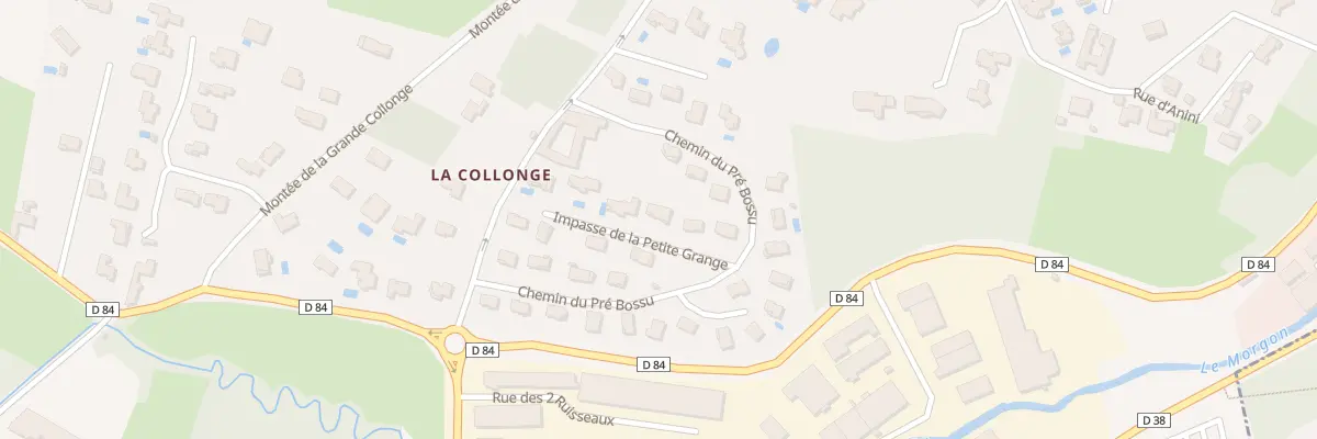 Plan du 8 Imp de la Petite Grange à Gleizé