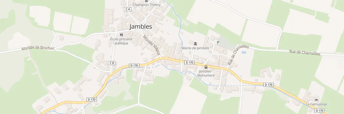 Plan du 64 Rue de la Côte Chalonnaise à Jambles