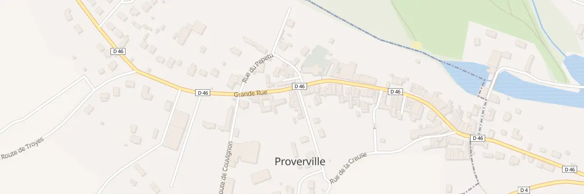 Plan du 83 Le Village à Proverville