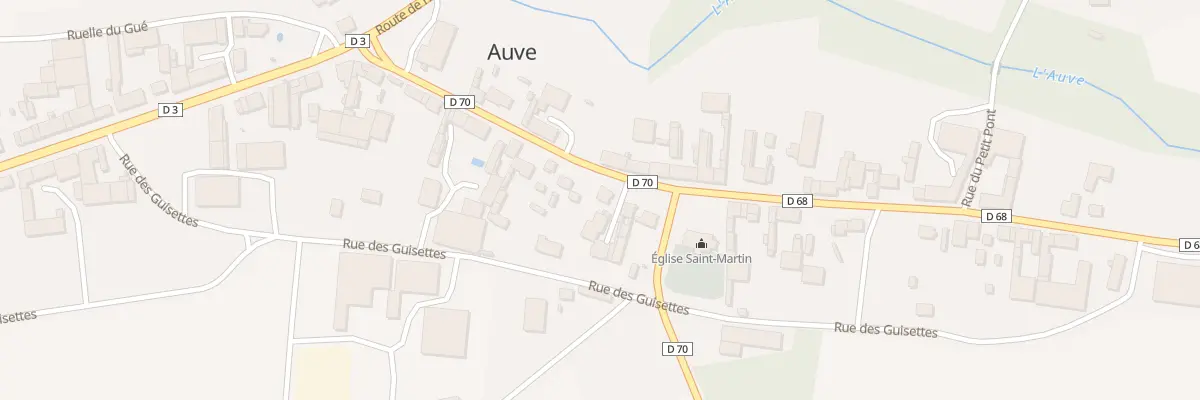 Plan du 18 Rue de la Mairie à Auve