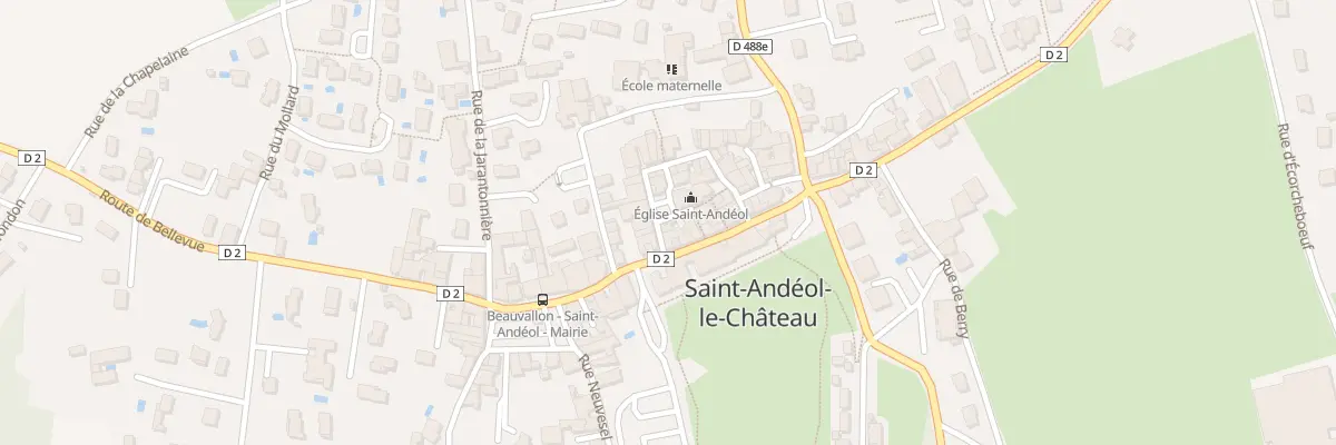 Plan du 2 Rue du Portugal à Beauvallon