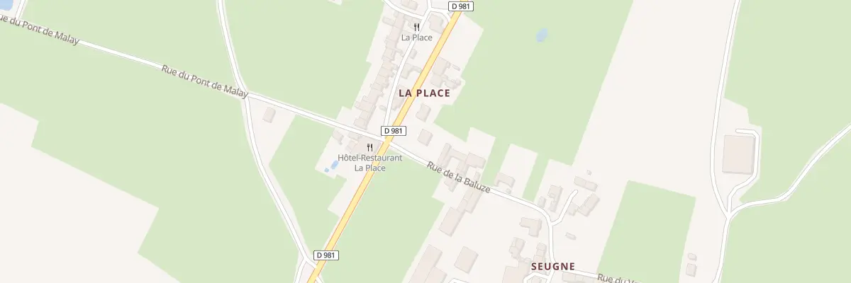 Plan du 1 Rue de la Baluze à Malay