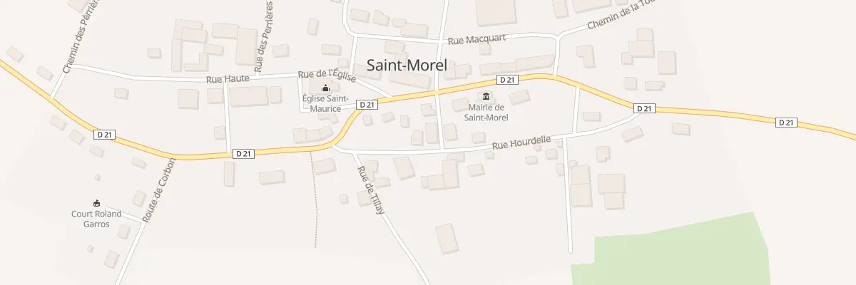 Plan du 8 Rue Hourdelle à Saint-Morel