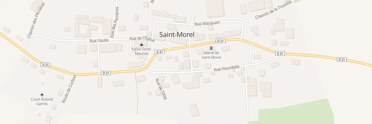Plan du 3 Rue de Vouziers à Saint-Morel
