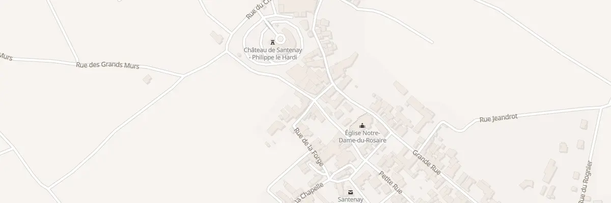 Plan du 1A Rue des Grands Murs à Santenay