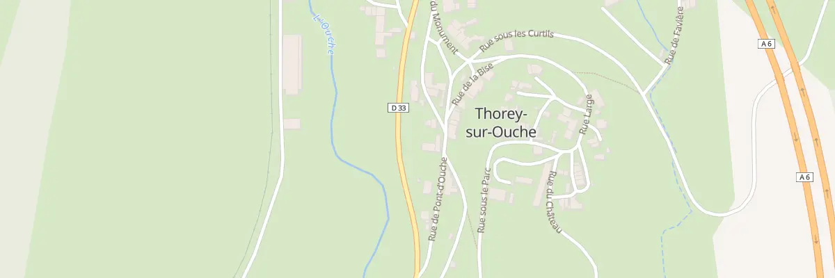 Plan du 6 Rue de Pont-d’Ouche à Thorey-sur-Ouche