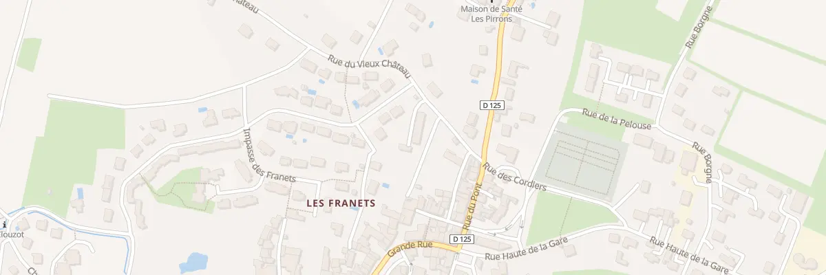 Plan du 5A Rue du Vieux Château à Buxy