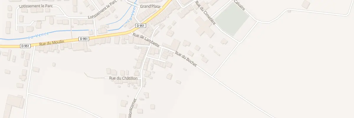 Plan du 3 Rue de la Dame Rose à Boulzicourt