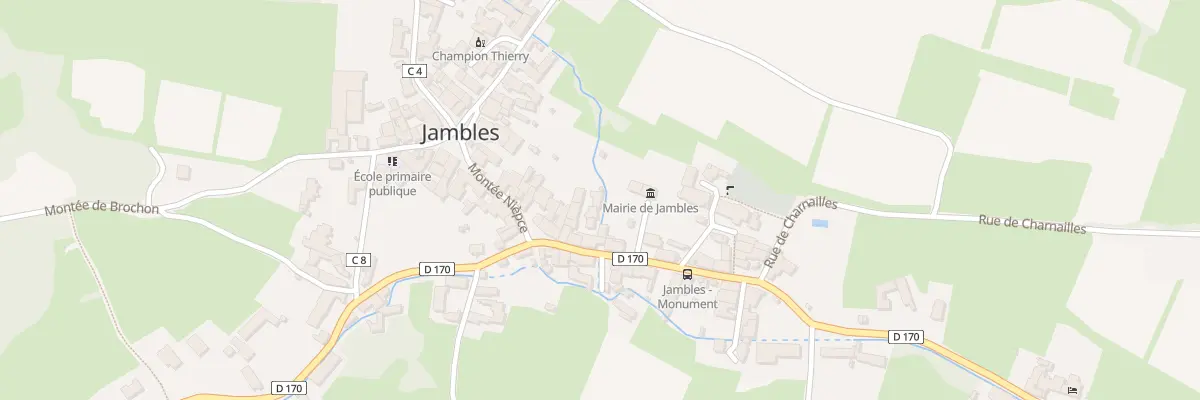 Plan du 60C Rue de la Côte Chalonnaise à Jambles