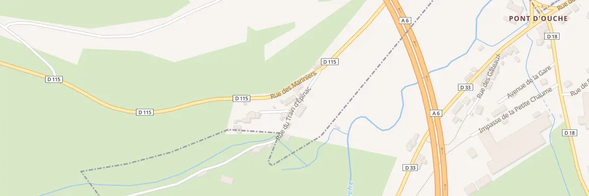 Plan du 4 Rue du Train d’Epinac à Colombier