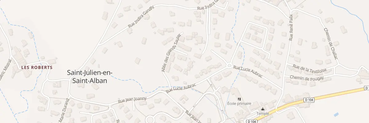 Plan du 9 All des Grands Saules à Saint-Julien-en-Saint-Alban