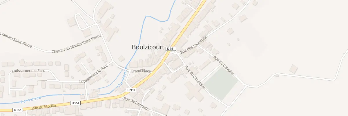 Plan du 50 Rue de la Republique à Boulzicourt