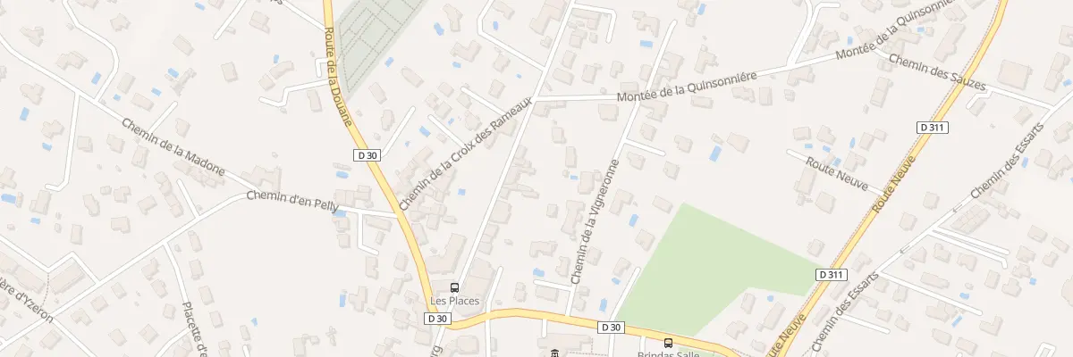 Plan du 22 Rue des Varennes à Brindas