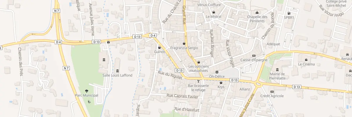 Plan du 5 Rue des Remparts Ouest à Pierrelatte