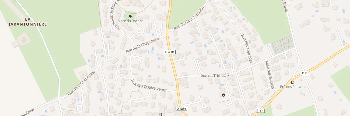Plan du 276 Rte de Mornant à Beauvallon