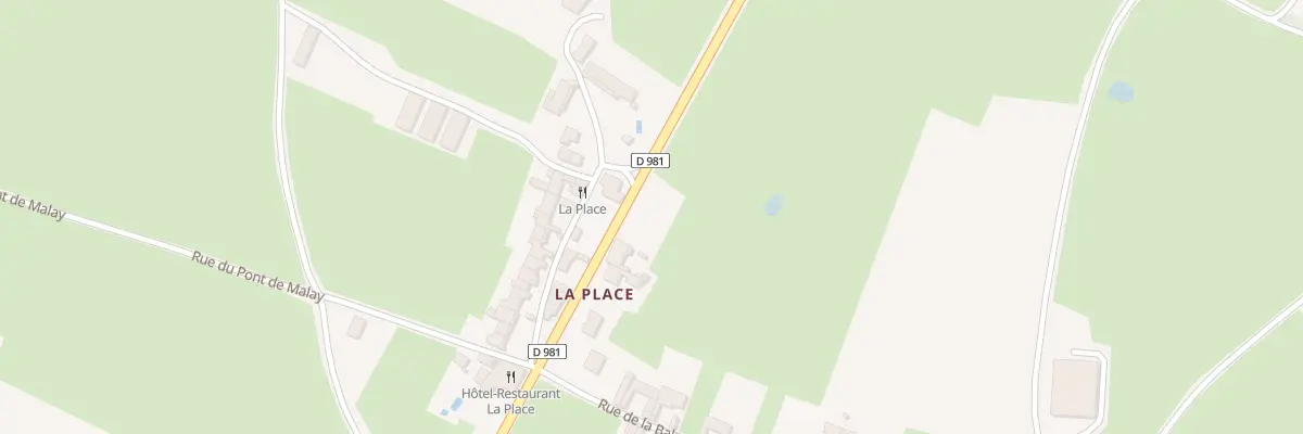 Plan du 8 Rte de Cluny à Malay