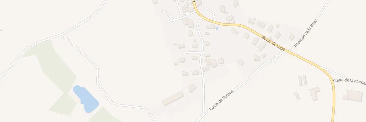 Plan du 3 Lot les Viviers à Bessey