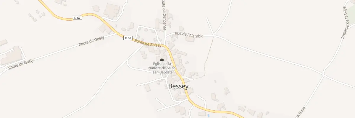 Plan du 5030 Rue de l’Eglise à Bessey