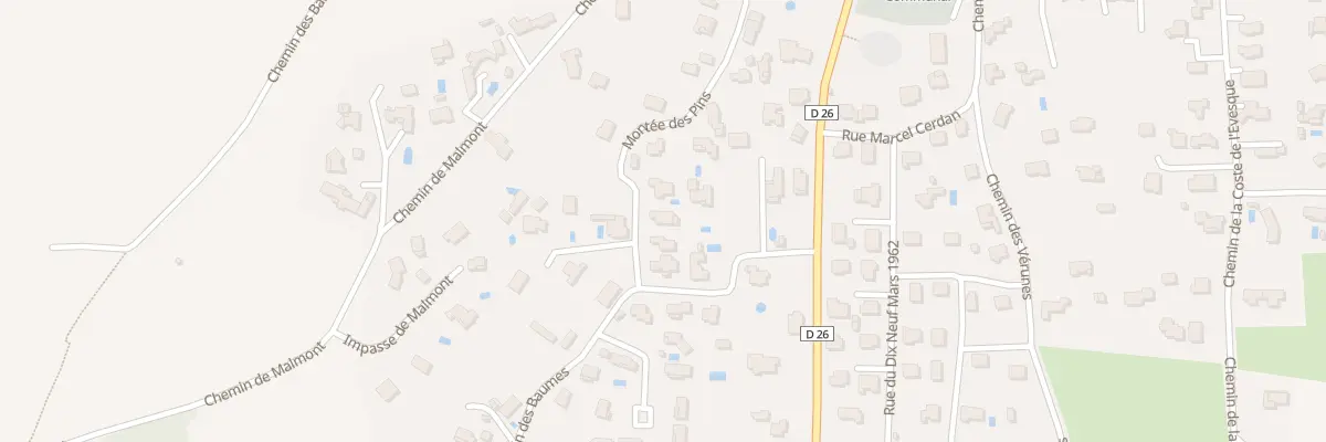 Plan du 255 Vc des Pins à Saint-Laurent-des-Arbres