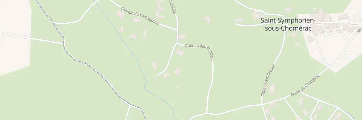 Plan du 265 Che des Archilets à Saint-Symphorien-sous-Chomérac