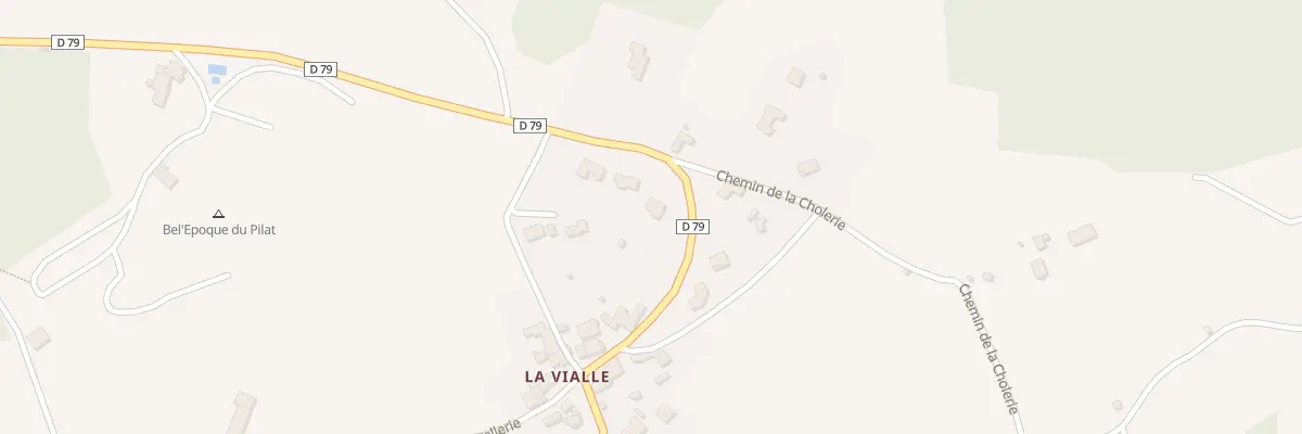 Plan du 10 Rte de la Vialle à Pélussin