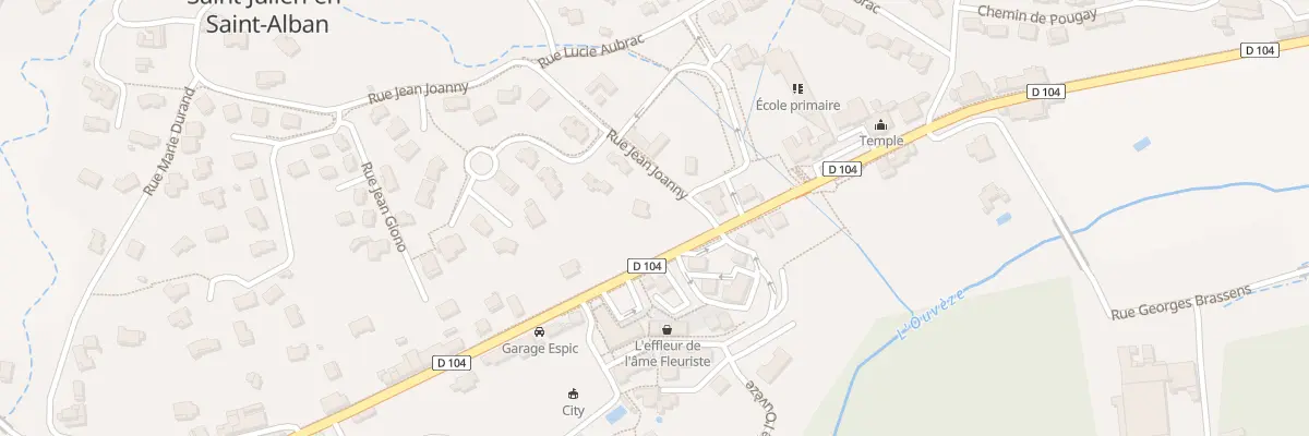 Plan du 80 Av Louis Blanchon à Saint-Julien-en-Saint-Alban