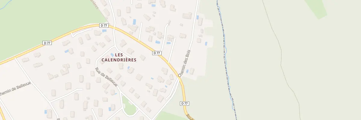 Plan du 570 Che du Bois à Lozanne