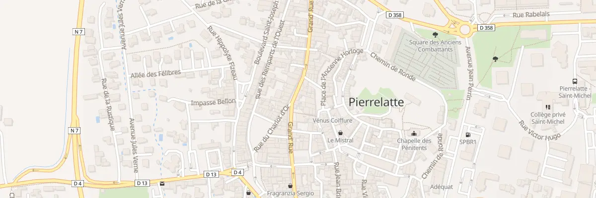 Plan du 63 Gr Grand Rue à Pierrelatte