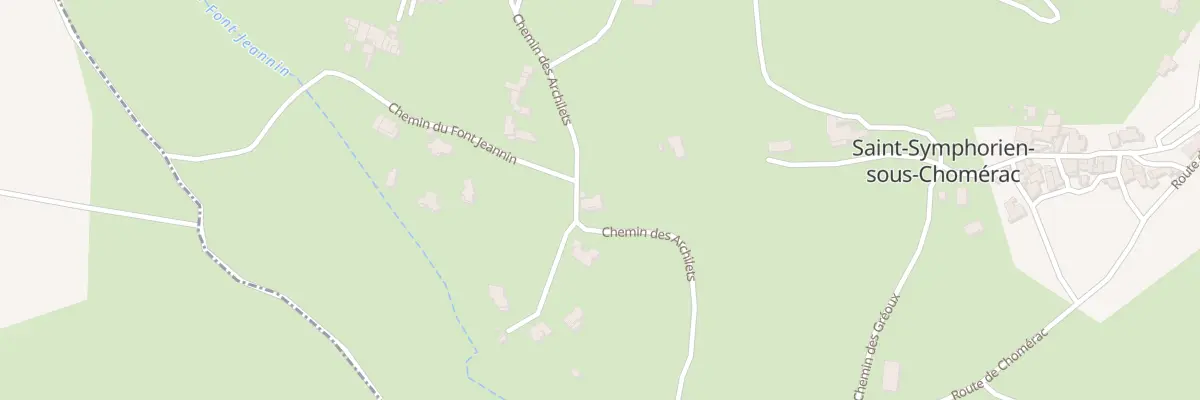 Plan du 260 Che des Archilets à Saint-Symphorien-sous-Chomérac