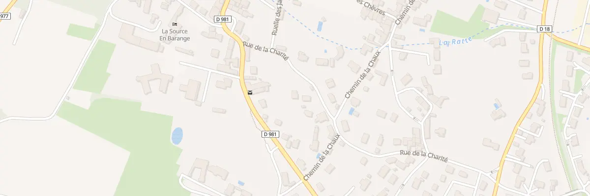 Plan du 8 Rue de la Charité à Buxy