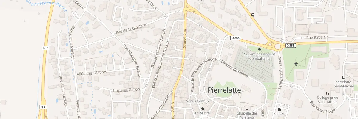 Plan du 1 Rue Notre Dame à Pierrelatte
