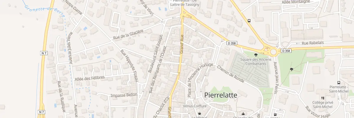 Plan du 32 Grand Rue à Pierrelatte
