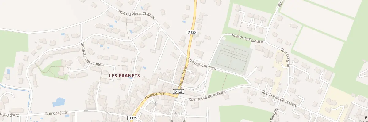 Plan du 23 Rue du Pont à Buxy