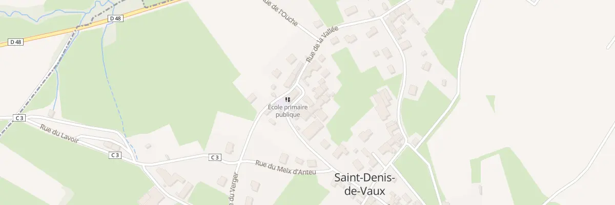Plan du 11 Pl de la Mairie à Saint-Denis-de-Vaux